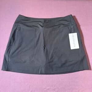 Athleta Tee Time High Rise 15" Skort in Black - Size Large NWT